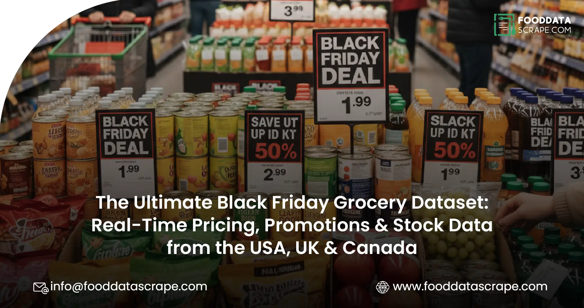 The Ultimate Black Friday Grocery Dataset: Real-Time Pricing, Promotions & Stock Data from the USA, UK & Canada